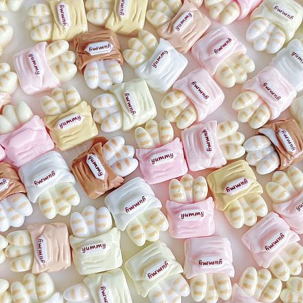 Непрозрачные кабошоны из смолы RESI-K043-07B-1