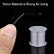 6 Rolls Nylon Wire, Fishing Line, for DIY Jewelry Making, Clear, 0.6mm, about 21.87 yards(20m)/roll