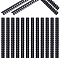 Plastic Wire Binder Combs, Binding Spines, Black, 298~300x26.5x26.5mm