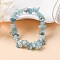 Unisex Chip Natural Aquamarine Beaded Stretch Bracelets, Inner Diameter: 1-3/4~2 inch(4.5~5cm)