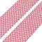 5M Cotton Linen Strar Printed Ribon, Garment Accessories, Pale Violet Red, 1-5/8 inch(40mm), about 5.47 Yards(5m)/Roll