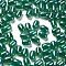 Opaque Glass Beads, Oval, Teal, 9x6mm, Hole: 1.5mm, 825pcs/pound