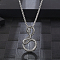 Stylish Stainless Steel Snake Pendant Necklace for Daily Unisex Wear