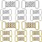 AHANDMAKER 16 Pcs Rhinestone Shoelace Charms, Bling Shoelace Buckles Crystal Shoe Decorations Charms Sneakers Shoe Lace Tag Charms for Sneaker Casual Sports Shoe Bikini Accessory, Sliver&Golden