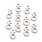 Non-Tarnish 304 Stainless Steel Pendants, Matte Style, Greek Alphabet, Stainless Steel Color, Letter.D, Letter.D: 11x7x1.5mm, Hole: 1.5mm