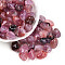 Transparent Acrylic Beads, Nuggets, Two Tone, Old Rose, 16.5x13x10mm, Hole: 1.6mm, about 18pcs/20g