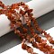 Natural South Red Agate Chips Bead Strands, 5~8x5~8mm, Hole: 1mm, about 31.5 inch