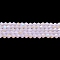 Imitation Jade Electroplate Glass Beads Strands, AB Color Plated, Faceted, Bicone, Pink, 2.9~3.3x2.5mm, Hole: 0.7mm, about 135~140pcs/strand, 38~40cm