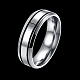 Regali di san valentino anelli coppia in acciaio al titanio per uomo RJEW-BB16471-8-2