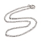 304 Stainless Steel Chain Necklaces NJEW-A002-06P-1