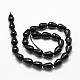 Natural Black Onyx Beads Strands G-P161-25-14x10mm-2