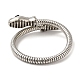 Bracelets à chaîne serpent ronde en alliage BJEW-Z018-02P-2