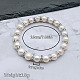 Plastic Imitation Pearl Beaded Stretch Bracelets for Women TT2462-1-2