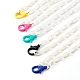 Colliers de chaîne de câble en plastique ABS personnalisés NJEW-JN03479-1