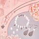 SuperZubehör 1 Strang natürliche rosa Calcit glatte runde Perlen 8.5 mm Edelstein runde lose Steinperlen Kristallenergiestein für die Schmuckherstellung G-FH0001-65-2