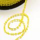 Transparent Lustered Seed Beads Cords OCOR-R039-M02-2