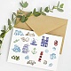 CRASPIRE Travel Clear Stamps Trip Traffic Silicone Clear Stamp Seals Vintage Transparent Silicone Stamps for Birthday Cards Making DIY Scrapbooking Journal Photo Album Decoration DIY-WH0439-0017-5