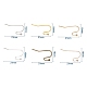 Crochets de boucles d'oreilles en fer IFIN-CJ0001-30-2