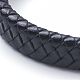 Braided Leather Cord Bracelets BJEW-F291-47P-2