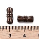 真鍮製ネジ式クラスプ  赤銅鉱  12x5mm  穴：0.5mm KK-C2965-R-3