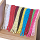 BENECREAT 48Pcs 30cm Nylon Lace Zippers DIY Coil Flower Lace Zip for Sewing Tailor Craft Dress Bag Cloth FIND-BC0001-11A-6