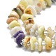Brins de perles d'opale pourpres naturelles G-E576-53-3
