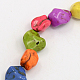 Natural Howlite Beads Strands TURQ-G140-20-2