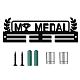 CREATCABIN Acrylic Medal Holder My Medals Holder Display Hanger Rack Frame Stand Wall Mount Hanging for Home Badge 2 Lines Athletes Medalist Running Soccer Gymnastics Over 20 Medals AJEW-WH0296-012-2