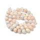Chapelets de perles en morganite naturelle G-P508-A14-01-3