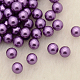 Perles rondes en imitation de plastique ABS sans trou MACR-F033-4mm-02-1