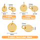 SUPERFINDINGS 30Pcs 15 Styles 304 Stainless Steel Charms STAS-FH0002-17-2