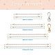 8pcs 8 styles perles rondes acryliques blanches poignées de sac FIND-TA0001-37-3