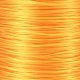 日本の平らな弾性結晶ストリング  ポリエステル糸  ストレッチブレスレットジェムストーンジュエリー作りに  ゴールド  0.5mm  約65.6ヤード（60m）/ロール EW-Z001-B21-3