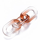 Two Tone Transparent Acrylic Linking Rings OACR-S036-006A-N09-2