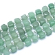 Natürlichen grünen Aventurin Perlen Stränge G-L552D-09-1