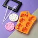 Stampi in silicone di halloween DIY-LS0001-17-3