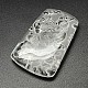 Chinoiserie Jewelry Synthetical Crystal Large Cameo Guan Gong Pendants G-A133-02A-3