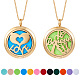 SUNNYCLUE 304 Stainless Steel Pendant Necklaces NJEW-SC0001-01G-1