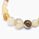 Natürliche Citrin Perlen Halsketten und Armbänder Schmuck-Sets SJEW-L132-05-3