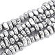 Electroplate Non-magnetic Synthetic Hematite Beads Strands G-T061-102O-1