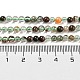 Quartz de lodolite vert naturel / brins de perles de quartz de jardin G-G933-03B-01-1