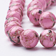 Assembled Synthetic Turquoise and Shell Beads Strands G-S212-10mm-09-2