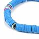 (Schmuckpartys im Fabrikverkauf) handgefertigte Stretch-Armbänder mit Heishi-Perlen aus Fimo BJEW-JB05304-04-2