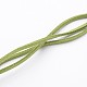 Green Yellow Tone Suede Cord X-LW14196Y-2