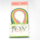 160Strips 22 Colors 10MM Wide Quilling Paper Strips DIY-R025-06-3