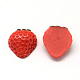 Cabochons décodés en résine de fraise CRES-R183-09-3