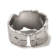 304 Stainless Steel Open Cuff Rings RJEW-Z018-05P-3