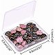 PH PandaHall 52pcs Alphabet 26 Letters Charms Double Sided A-Z Charms Initial Letter Charms Enamel Pendants for Necklace Bracelet DIY Jewelry Making (Black & Pink) ENAM-PH0001-11-7
