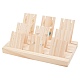 Wooden Earring Holder Necklace Shelf Tray Counter Pendant Jewelry Storage Props Display EDIS-WH0012-02-1