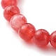 Round Imitation Gemstone & Plating Beads Stretch Bracelet Sets BJEW-JB06409-02-5